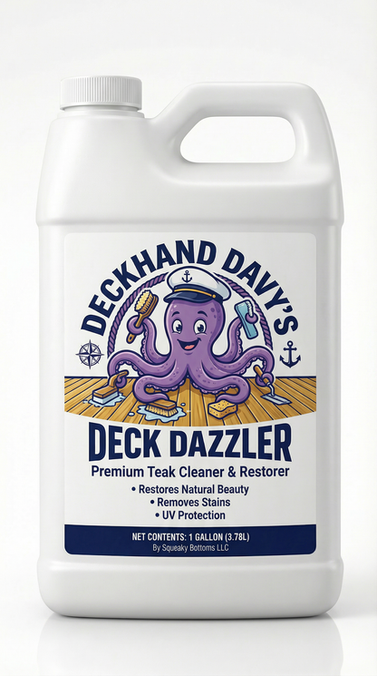 Deckhand Davy’s Deck Dazzler Premium Teak Cleaner
