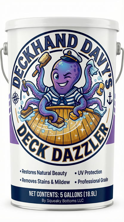 Deckhand Davy’s Deck Dazzler Premium Teak Cleaner